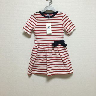 プチバトー(PETIT BATEAU)の新品 プチバトー マリニエール ワンピース 4ans 3ans 5ans(ワンピース)