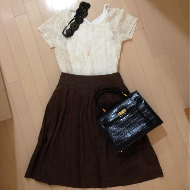 MUJI (無印良品)(ムジルシリョウヒン)の麻スカート♡カーキ レディースのスカート(ロングスカート)の商品写真