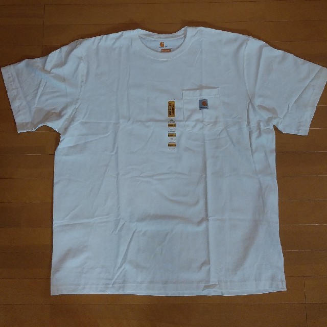 carhartt(カーハート)のcarhartt 　最終値下げ　白 　オーバーサイズT  XXL メンズのトップス(Tシャツ/カットソー(半袖/袖なし))の商品写真