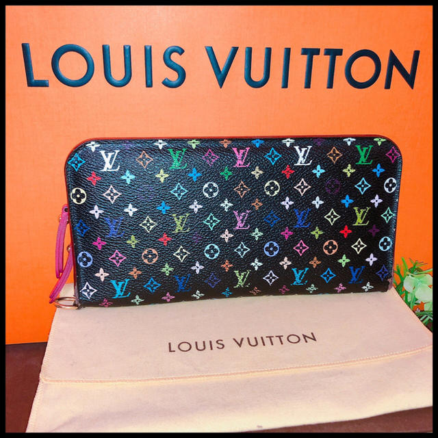 LOUIS VUITTON(ルイヴィトン)の✨人気✨ ルイヴィトンモノグラムマルチカラーポルトフォイユアンソリッドグルナード レディースのファッション小物(財布)の商品写真