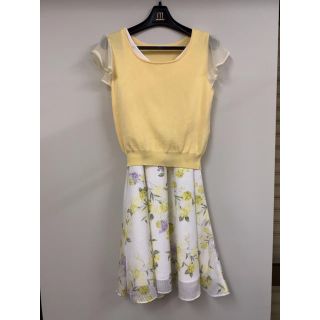 ウィルセレクション(WILLSELECTION)のWILLSELECTION イエロー ワンピース💛💛(ひざ丈ワンピース)