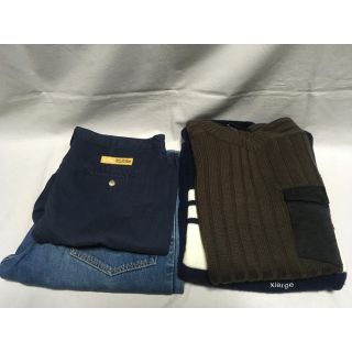 エクストララージ(XLARGE)の1998年前後のXLARGE ニット、短パン類4点セット エクストララージ(ニット/セーター)