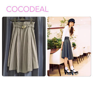 ココディール(COCO DEAL)のCOCODEAL♡ストライプスカート(ひざ丈スカート)