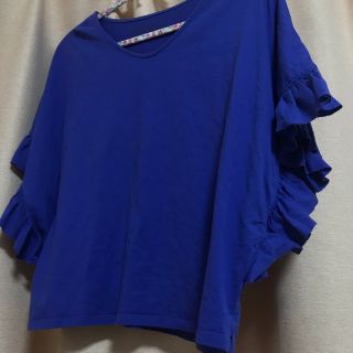 ニコアンド(niko and...)のニコアンド    L フリル袖Tシャツ(カットソー(半袖/袖なし))