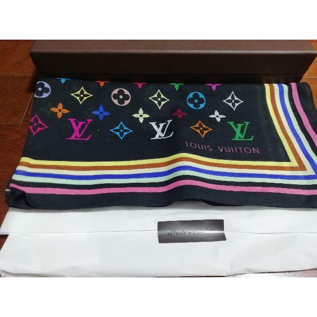 箱付き 正規品 LOUIS VUITTON マルチカラー ハンカチ スカーフ 箱付き 正規品 LOUIS VUITTON マルチカラー ハンカチ スカーフ
