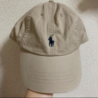 ポロラルフローレン(POLO RALPH LAUREN)の1日迄送料無料&値下げ ラルフローレン スモールポニーキャップ ベージュ(キャップ)