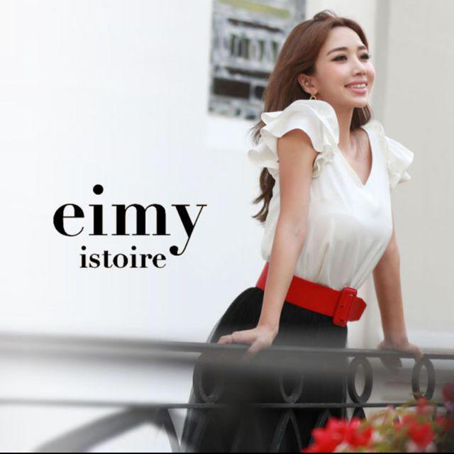 eimy istoire(エイミーイストワール)のeimyistoire フリルスリーブトップス レディースのトップス(シャツ/ブラウス(半袖/袖なし))の商品写真