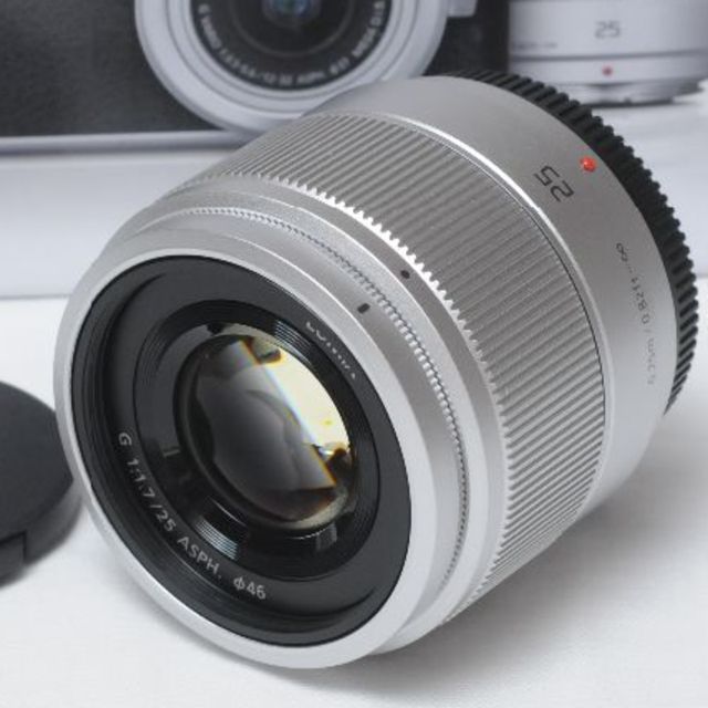 ✨新品・保証付✨Lumix G 25mm F1.7 ASPH. ✨ルミックス✨銀