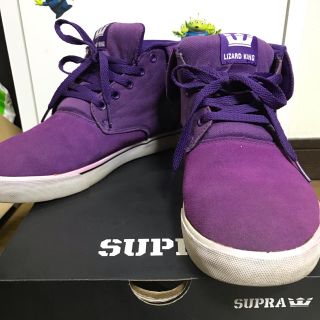 スープラ(SUPRA)のSUPRA PASSION PURPLE/WHITE(スニーカー)