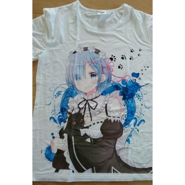 Tシャツ/カットソー(半袖/袖なし)リゼロ　12357794