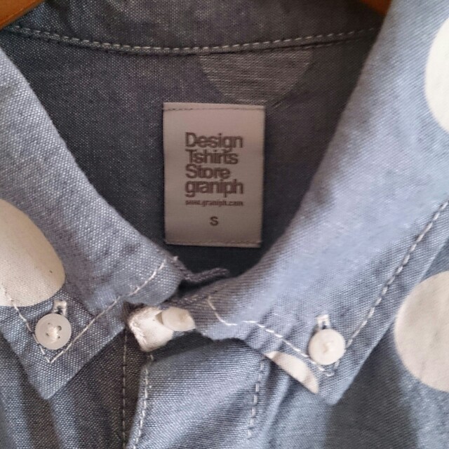 Design Tshirts Store graniph(グラニフ)の水玉シャツ レディースのトップス(シャツ/ブラウス(半袖/袖なし))の商品写真