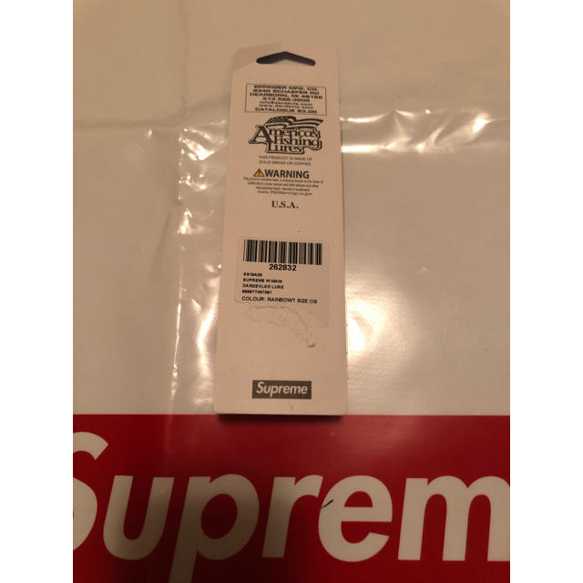 Supreme(シュプリーム)のSupreme 19SS Dardevle Lure + Green スポーツ/アウトドアのフィッシング(ルアー用品)の商品写真