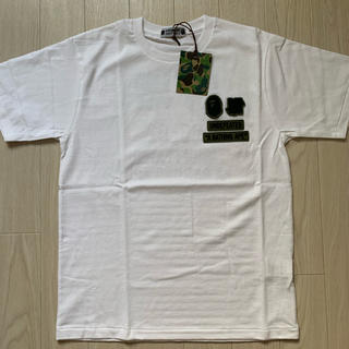 アベイシングエイプ(A BATHING APE)のBAPE X UNDEFEATED WHITE M(Tシャツ/カットソー(半袖/袖なし))