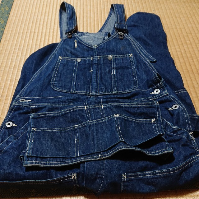中古 EVISU カンガルーオーバーオール 32インチ 生まれのブランドで