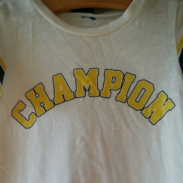 Champion(チャンピオン)のチャンピオン100 ワンピース キッズ/ベビー/マタニティのキッズ服女の子用(90cm~)(ワンピース)の商品写真