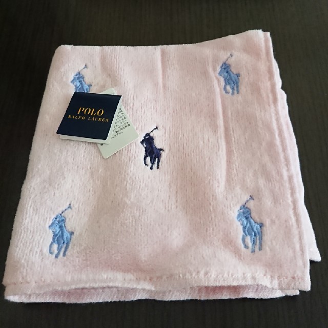 POLO RALPH LAUREN(ポロラルフローレン)の【新品】ポロ ハンドタオル レディースのファッション小物(ハンカチ)の商品写真