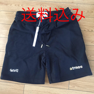 アトモス(atmos)のLサイズ Atmos tokyo shorts BLACK animal 黒色(ショートパンツ)