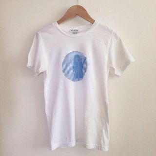 ミルクフェド(MILKFED.)の白 プリントTシャツ(Tシャツ(半袖/袖なし))