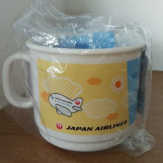 ジャル(ニホンコウクウ)(JAL(日本航空))のJALマグカップ 新品未開封 プラコップ 【非売品】(ノベルティグッズ)