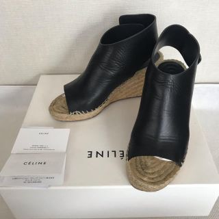 セリーヌ(celine)のセリーヌ celine エスパ 黒 35(サンダル)