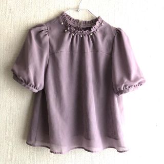 マジェスティックレゴン(MAJESTIC LEGON)のマジェのオシャレブラウス(シャツ/ブラウス(半袖/袖なし))