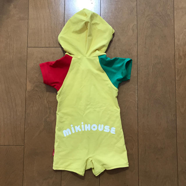 mikihouse(ミキハウス)の水着 つなぎ ミキハウス 帽子付き キッズ/ベビー/マタニティのキッズ服男の子用(90cm~)(水着)の商品写真