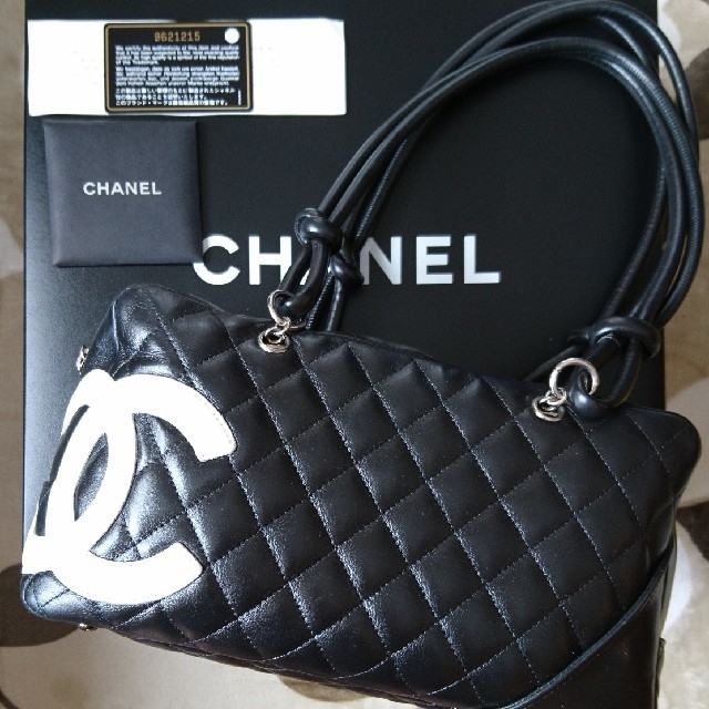 CHANEL(シャネル)のみっちゃん様専用　CHANEL ハンドバック カンボンライン レディースのバッグ(ハンドバッグ)の商品写真