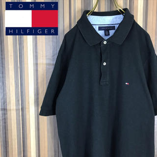 トミーヒルフィガー(TOMMY HILFIGER)の90s TOMMY HILFIGER ポロシャツ 半袖 ワンポイント 刺繍ロゴ(ポロシャツ)
