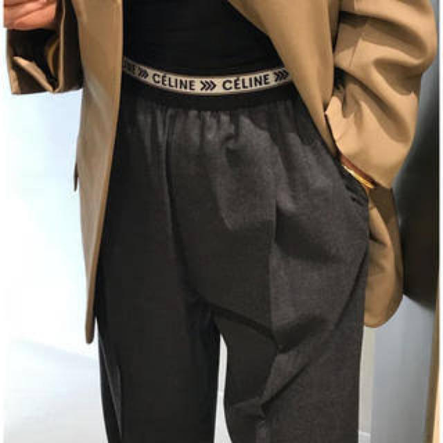 celine(セリーヌ)のceline セリーヌ  ロゴ  ワイド パンツ レディースのパンツ(カジュアルパンツ)の商品写真