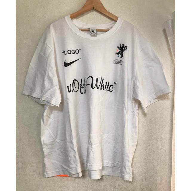 タグカラーNIKE x OFF-WHITE Tシャツ 白 XL 国内正規品