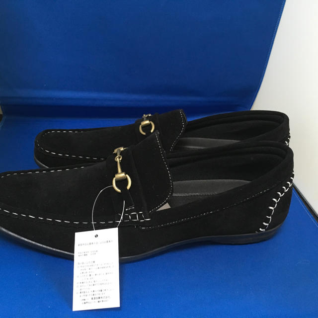 黒のデッキシューズ  26、5cm  15109S メンズの靴/シューズ(デッキシューズ)の商品写真