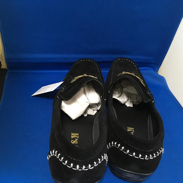 黒のデッキシューズ  26、5cm  15109S メンズの靴/シューズ(デッキシューズ)の商品写真