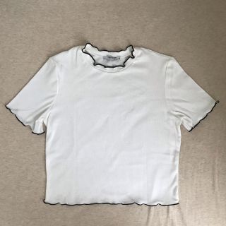 ザラ(ZARA)の【再値下げ】ZARA リブTシャツ(Tシャツ(半袖/袖なし))