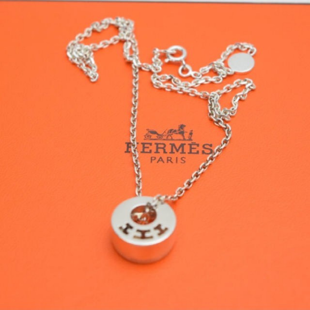 エルメスHermes　ネックレス　シンプル　シルバー