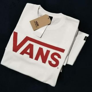 ヴァンズ(VANS)の★新品★今季★ VANSTシャツ／ホワイト／Ｓ(Tシャツ/カットソー(半袖/袖なし))