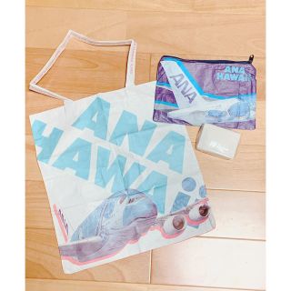 エーエヌエー(ゼンニッポンクウユ)(ANA(全日本空輸))のANA フライングホヌ エコバッグ プレミアムエコノミー限定品(エコバッグ)