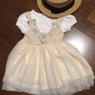 ザラキッズ(ZARA KIDS)の【新品】チュニックワンピ/90(ワンピース)