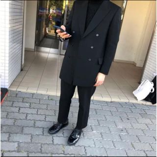 ヨウジヤマモト(Yohji Yamamoto)の黒 上下セットアップ(セットアップ)