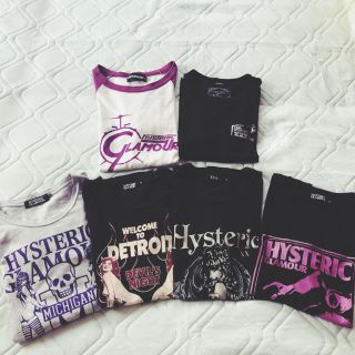 ヒステリックグラマー(HYSTERIC GLAMOUR)のhysteric glamour Tシャツ & ロンT 6枚セット(Tシャツ/カットソー(半袖/袖なし))