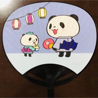 ラクテン(Rakuten)の【非売品】楽天 お買いものパンダ うちわ(キャラクターグッズ)