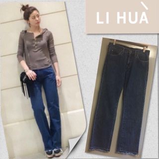 リーファー(LI HUÀ)の美品❤︎ LIHUA メゾンドリーファー ブーツカットデニムパンツ❤︎(デニム/ジーンズ)