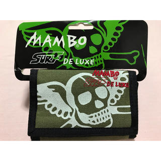 マンボ(Mambo)の★☆新品☆ MAMBOの折りたたみ財布（グリーン）★(折り財布)