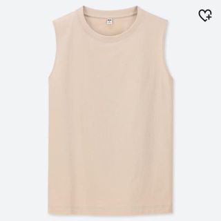 ユニクロ(UNIQLO)のマーセライズコットンT ノースリーブ(Tシャツ(半袖/袖なし))