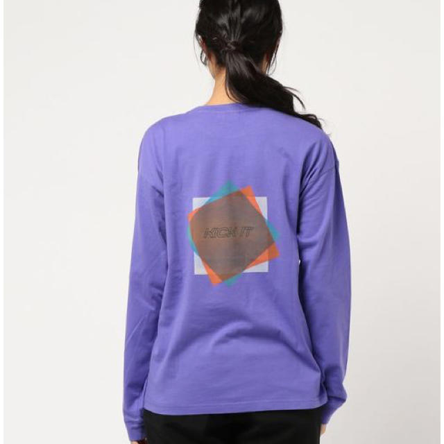 SLY(スライ)のLAGUA GEM ロンT カットソー  パープル 紫 メンズのトップス(Tシャツ/カットソー(七分/長袖))の商品写真