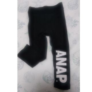 アナップキッズ(ANAP Kids)のANAP　80サイズ　レギンス黒（10分丈）(パンツ)