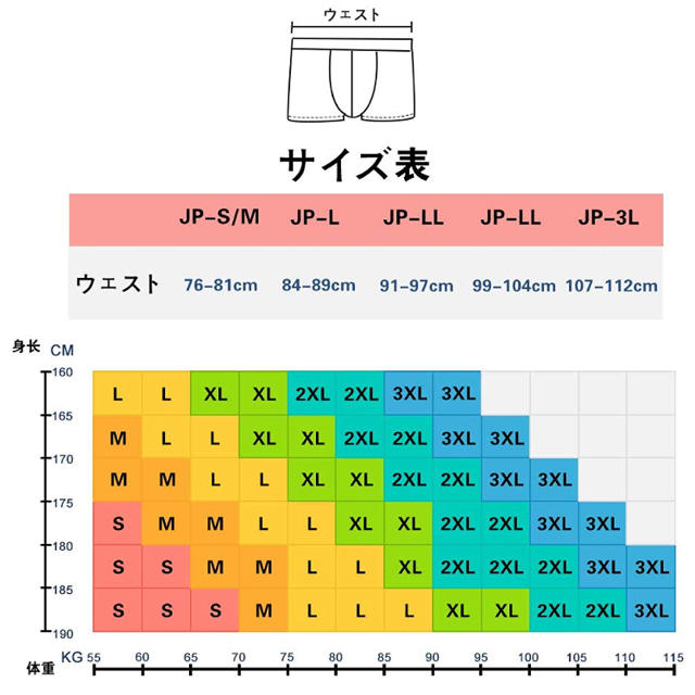 ◆◇ボクサーパンツ メンズ 下着 肌着 ⭕️サイズ(84-89cm)=JP-L メンズのアンダーウェア(ボクサーパンツ)の商品写真