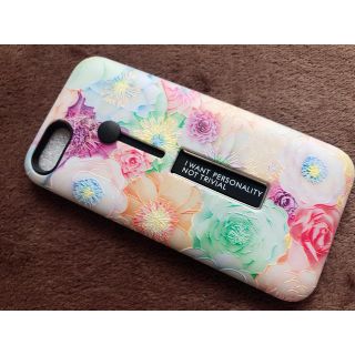 花柄 可愛い オシャレ iPhoneケース iPhone7/8 シリコンリング(iPhoneケース)