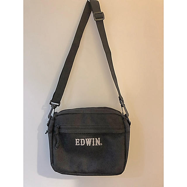EDWIN(エドウィン)のミニショルダーバック メッシュポケット付き メンズのバッグ(ショルダーバッグ)の商品写真