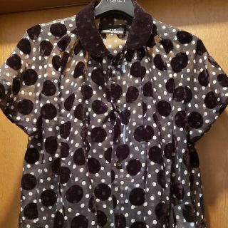 コムデギャルソン(COMME des GARCONS)のCOMME des GARCONSシースルーブラウス　ジュンヤワタナベ(シャツ/ブラウス(半袖/袖なし))