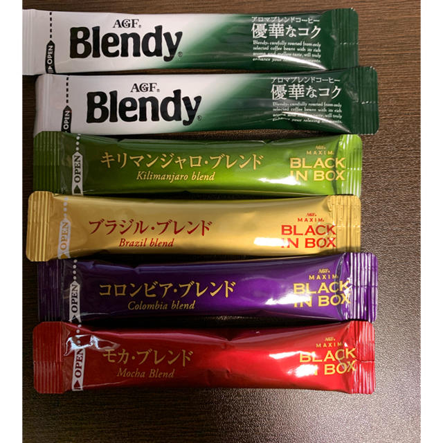 AGF(エイージーエフ)のインスタントコーヒー  6本 食品/飲料/酒の加工食品(インスタント食品)の商品写真